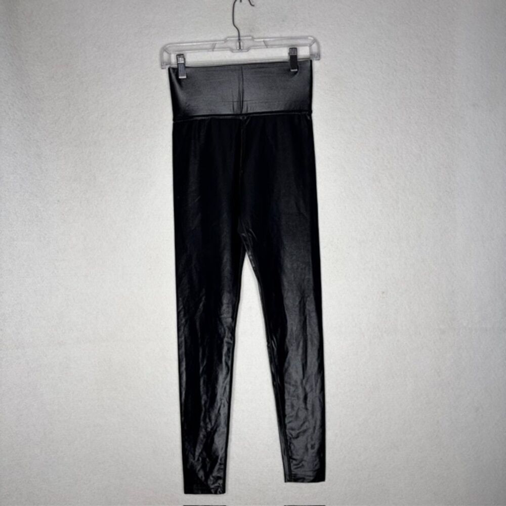 Carbon38 Shiny High-Waist Leggings Bodycon Streetwear Activewear Size Small